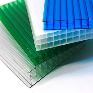 แผ่นโพ<span class=keywords><strong>ล</strong></span>ีคาร์บอเนตหลังคาโปร่งใสแบบหลายผนังมีหลายขนาด - Product Image 2