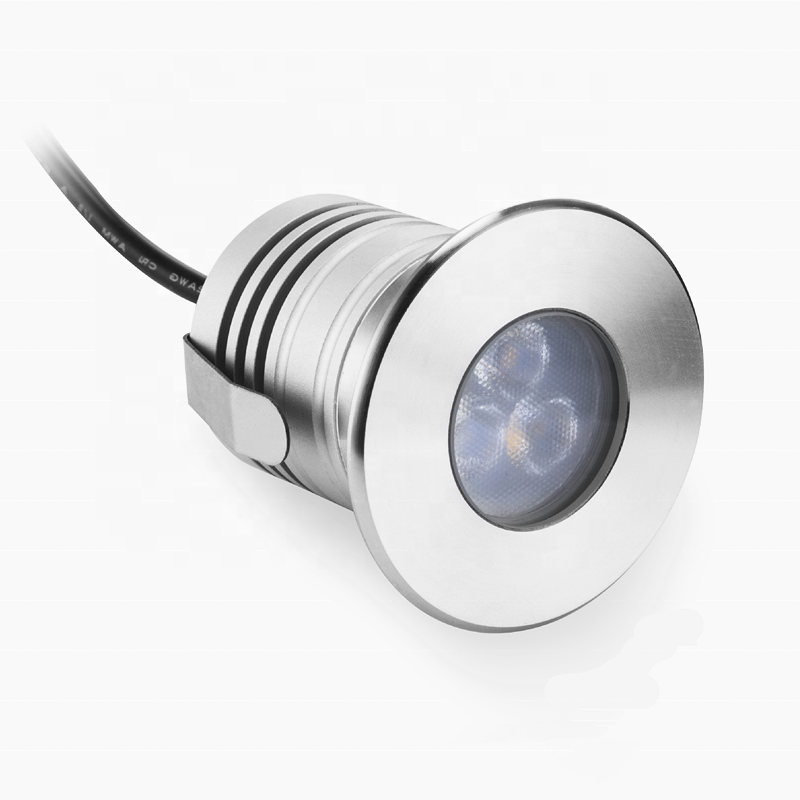 IP68 Waterproof Underwater 3W Spotlight 35mm Cut Hole Swimming Pool Fountain Aquarium Landscape Lighting