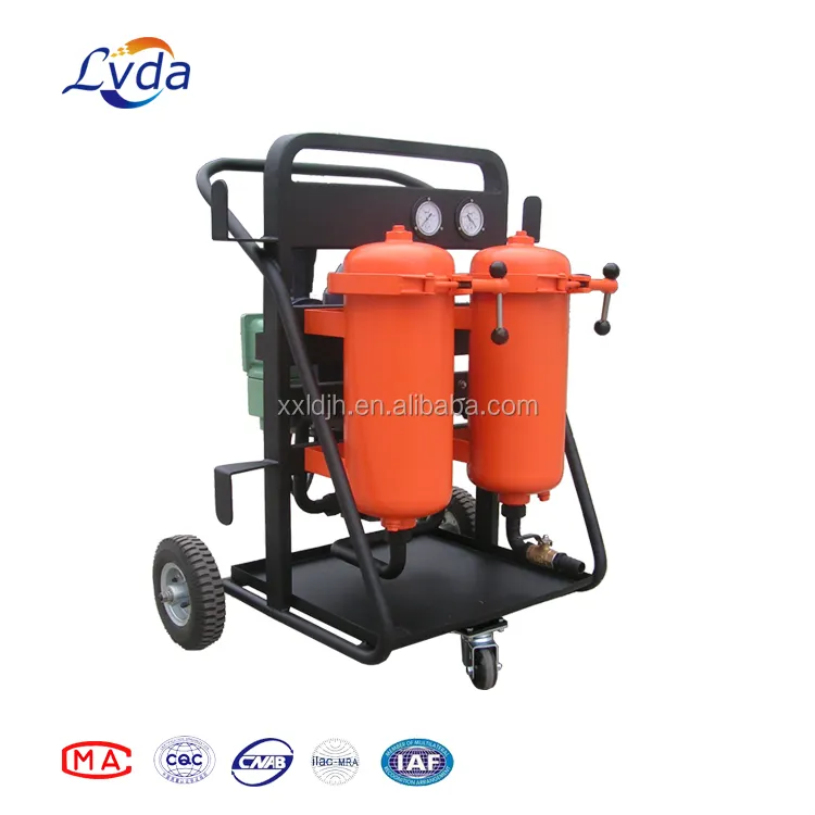 Three stage Anti-wear used hydraulic oil filtration machine LYC-100B purifier equipment