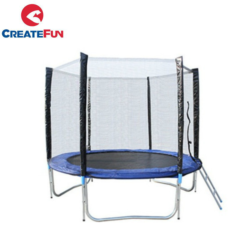 CreateFun 5ft niños saltando de cama equipo de gimnasio al aire libre grande tramoline con cerramiento