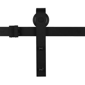 Système <span class=keywords><strong>de</strong></span> <span class=keywords><strong>porte</strong></span> <span class=keywords><strong>coulissante</strong></span> pour armoire en acier noir mat avec revêtement en poudre, facile à installer et à entretenir - Product Image 6