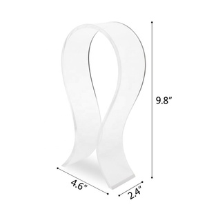 Custom Headphone <strong>Stand</strong> <strong>Headset</strong> Hanger Holder Acrylic Headphone Display <strong>Stand</strong> - Product Image 2