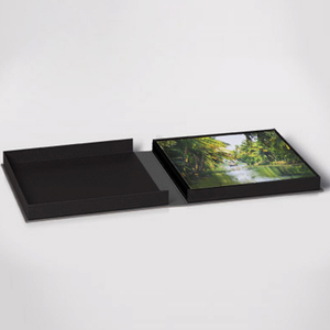 Caja de cartón de álbum de fotos de boda de alta calidad con Manejo de Impresión de recubrimiento UV de laminación mate en relieve - Product Image 2