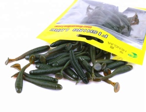 Esca per spigola Hengjia t Tail Soft Worm esca per <span class=keywords><strong>pesca</strong></span> Soft - Product Image 4