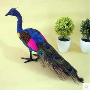 Precio al por mayor hermosa <span class=keywords><strong>vida</strong></span> tamaño espuma modelo decorativo Pavo Real - Product Image 3