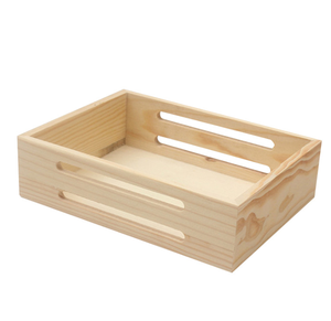 Caixa de frutas de madeira reciclada - Product Image 1