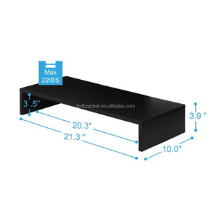MG-monitor elevador de madera para ordenador, soporte de Monitor de 21,3 pulgadas con espacio de almacenamiento para teclado - Product Image 1