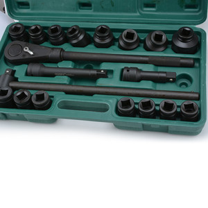 3/4 "Ổ cắm cờ lê đặt 21 cái CR-MO nhiệm vụ nặng nề 19-50 mét Súng Gió Tay áo nhóm - Product Image 4