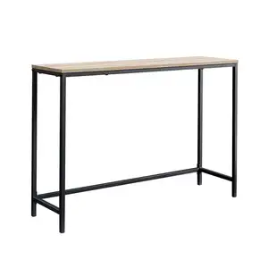 Hot sale low price durable black metal frame console table