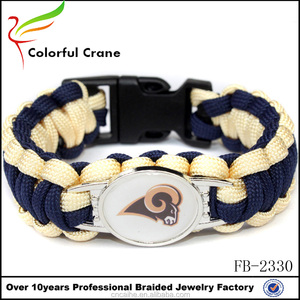 NFL encantos pulsera 550 paracord pulsera al por mayor - Product Image 2