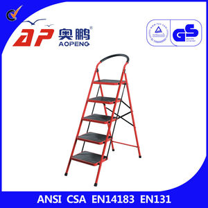 <span class=keywords><strong>Échelle</strong></span> pliante en acier Aopeng à 5 marches avec pieds antidérapants, <span class=keywords><strong>échelle</strong></span> domestique pour cuisine, entrepôt, <span class=keywords><strong>bibliothèque</strong></span> - Product Image 4