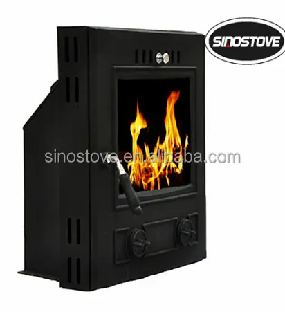 european insert/built-in wood stove/fireplace