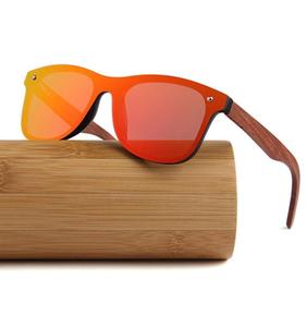 <span class=keywords><strong>2025</strong></span> Nieuwe Aankomst Custom Logo Zonnebril Bamboe Plastic Frame Bamboe Tempel Zonnebril Uv400 Spiegel Houten Bril - Product Image 6