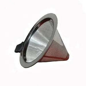 Micron stainless steel filter cone filter strainer for coffee