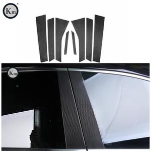 KM cho Macan 2014-2018 năm sợi carbon Trung Trụ Cột Trim cửa sổ trang trí khuôn trim - Product Image 1