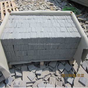 सस्ते Trumble प्रकाश ग्रे ग्रेनाइट पक्की सड़क पत्थर slipform पतली <span class=keywords><strong>bluestone</strong></span> पेवर्स खड़े हो जाओ - Product Image 2