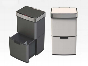 Shanglaishi standing square decorative trash <strong>bin</strong> new patent waste separation <strong>recycling</strong> <strong>sensor</strong> <strong>bin</strong> - Product Image 4