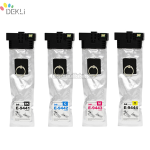 Cartucho de tinta de una sola vez para impresora <span class=keywords><strong>EPSON</strong></span> T9441, T9442, T9443, T9444, 4 colores, con chip y tinta de pigmento