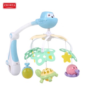 Letto Matrimoniale musicale Campana per la Vendita Elettrico Oceano Po 'Di Luce di Proiezione Giocattolo Musicale Del Bambino Morbido Giocattolo di Plastica ABS A Batteria Giocattolo - Product Image 2