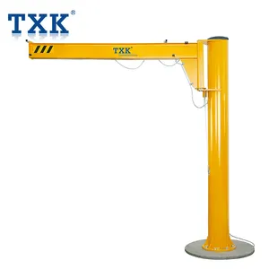 Fixed Column Slewing Manual Rotate 5 ton Lifting Jib Crane Price