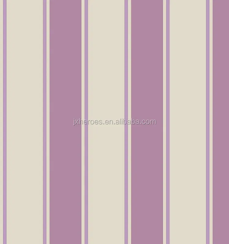 Beautiful Colorful Wide Vertical Stripe Design Wallpaper für Kids Room