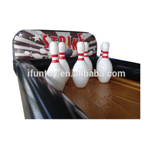 Juego de pista de bolos inflable al aire libre/Juego de bolos inflable Juegos deportivos de callejón/Bolera inflable para la venta - Product Image 5