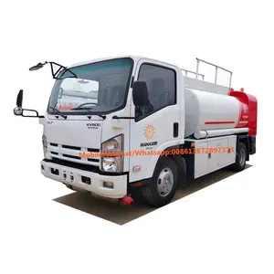 Japan 5000 liters petrol tankers 6 wheels oil diesel gasoline tanker truck for sale