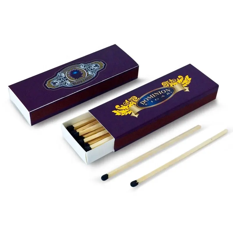 Zigarre passt benutzer definierte Box sicher Match Feuerzeug mit Ligo Druck paket von Streich hölzern