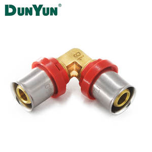 Высококачественная кованая латунная пресс-фитинги для локтя 90 градусов сидя с настенным покрытием для труб Pex, совместимых с инструментами TH <span class=keywords><strong>U</strong></span> - Product Image 4