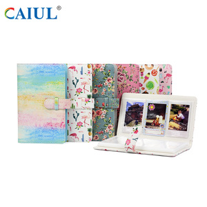 <span class=keywords><strong>Album</strong></span> <span class=keywords><strong>photo</strong></span> Caiul en cuir/PVC de 3 pouces avec boucle de ceinture à motif personnalisé pour <span class=keywords><strong>Instax</strong></span> Mini EVO, 64 photos pour photos de mariage - Product Image 1