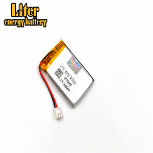 Plug 2,5-2 p 703450 1500 mAh <span class=keywords><strong>3</strong></span>,7 V rechargeable LiPo battery solar Li ion polymer lithium battery with PCM - Product Image 2