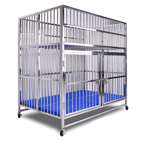 Pet products large dog house stainless steel dog cages crates