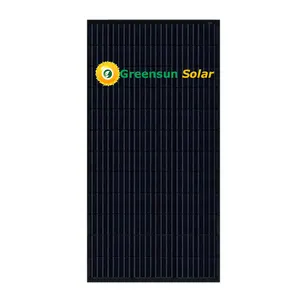 Greensun 全黑单声道 350 W 360 W 370W380W 400 W 太阳能电池板 380 W 适用于美国