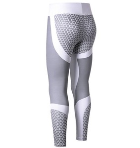 Maglia Modello di Stampa Leggings Leggings di fitness Per Le Donne Sportive Allenamento <span class=keywords><strong>Leggins</strong></span> Sottile Elastico Nero Pantaloni Bianchi - Product Image 6