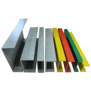 Type C and U Fiberglass Reinforced Polyester GRP FRP Fiberglass Channel