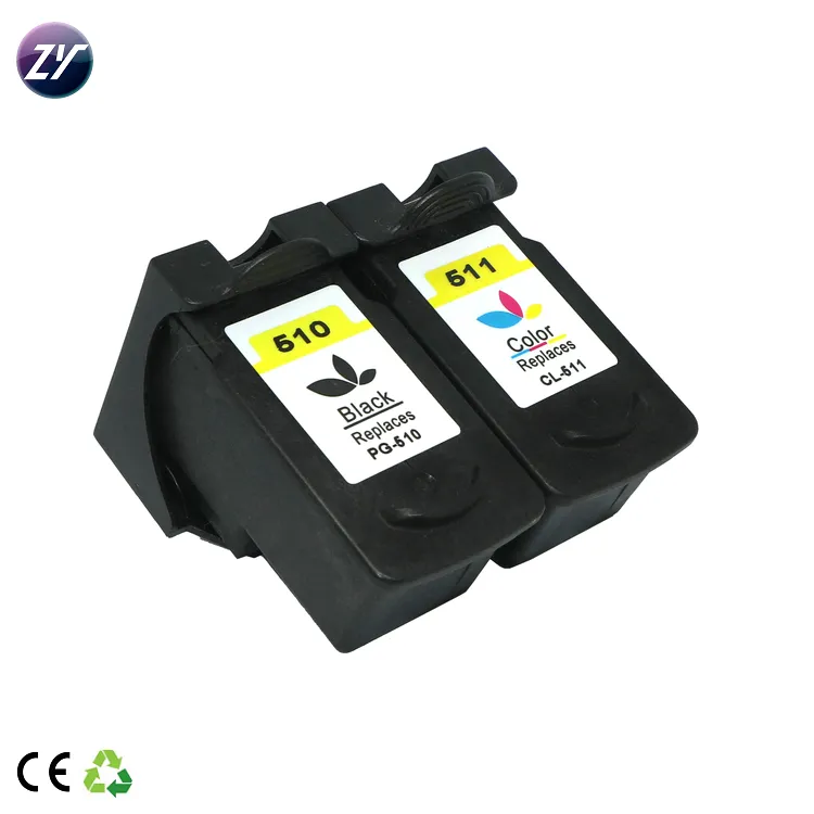 Compatible con canon pixma MP250 mp280 cartucho de tinta de impresora PG-510 CL-511