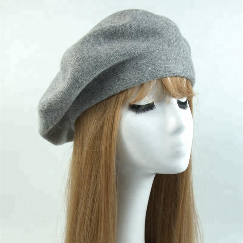 Новый стиль, берет, шапки и головные уборы, модные женские шерстяные береты оптом