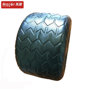 2 chariot de plage en plastique, roues de 10 pouces, en plastique - Product Image 3