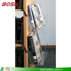 Présentoir en plastique acrylique transparent à 5 niveaux, bacs pour livres - Product Image 2