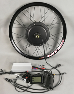 Sunringle Rim <span class=keywords><strong>ชุด</strong></span><span class=keywords><strong>แปลง</strong></span>ดุมล้อไฟฟ้า,48V 3000W ไร้แปรงถ่านสำหรับล้อหลังจักรยานไฟฟ้า - Product Image 1