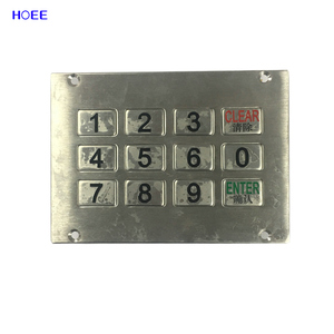 Custom Stainless steel <strong>numeric</strong> <strong>keypad</strong> 4x4 metal <strong>keypad</strong> - Product Image 3