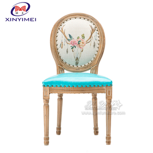 Ristorante pittura di legno intaglio rollback retrò <span class=keywords><strong>da</strong></span> pranzo sedia in pelle - Product Image 4