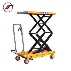 Jichuan <strong>Manual</strong> Hydraulic <strong>Boom</strong> <strong>Lift</strong> Table 350kg Loading Capacity High Quality Steel 905x500x50mm - Product Image 4