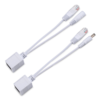 Kit d'injecteur RJ45, alimentation électrique commerciale avec séparateur Ethernet, 5V, 12V, 24V, 48V, adaptateur PoE