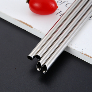 Accessori per Bar cannuccia conica in acciaio inossidabile con custodia in <span class=keywords><strong>lino</strong></span> e spazzola per la pulizia - Product Image 5