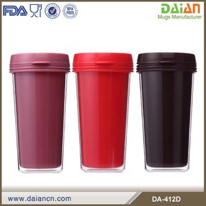 Vaso plástico de double pisos con tarjeta de papel y <span class=keywords><strong>se</strong></span> <span class=keywords><strong>pueden</strong></span> <span class=keywords><strong>cambiar</strong></span> - Product Image 6