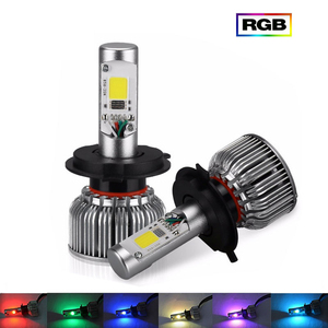 Super brillante H1 H3 H4 <span class=keywords><strong>H7</strong></span> H11 H13 Muti Color Auto luces del coche RGB Led coche <span class=keywords><strong>bombillas</strong></span> Kit - Product Image 6