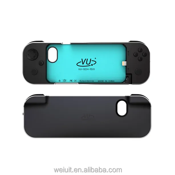 2015 hot selling wireless MFI certified IOS 8 Gamepad ,Joystick for iPhone 6 with3000mAh external battery pack backup