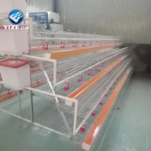 6x3-tier Layer Handleiding Kooien Electro Verzinkt/Hot Gedoopt/Pvc Gecoat Kip Kooien/Eierleggende Kip/Batterij kooi Voor Zuid-afrika