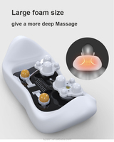 3D Shiatsu Schulter massage gerät für den Nacken mit Vibrations-und Klopf heizung zur Verbesserung der Durchblutung des Körpers